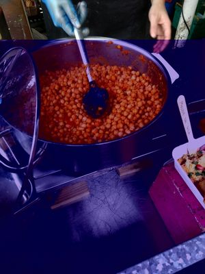 chickpea action at Horn Ok Please - Food Stall in South East London