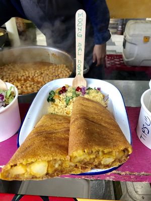 Moong Dal Dosa at Horn Ok Please - Food Stall in South East London