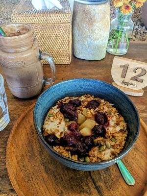 Oat Porrdige at Smoothie Shop in Jimbaran