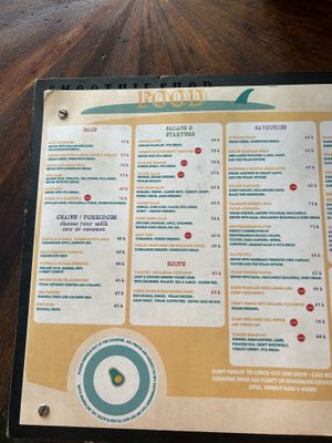 Menu June  at Smoothie Shop in Jimbaran