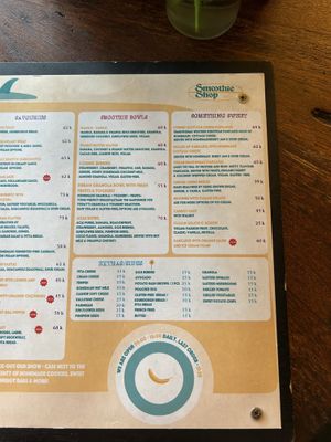 Menu June  at Smoothie Shop in Jimbaran