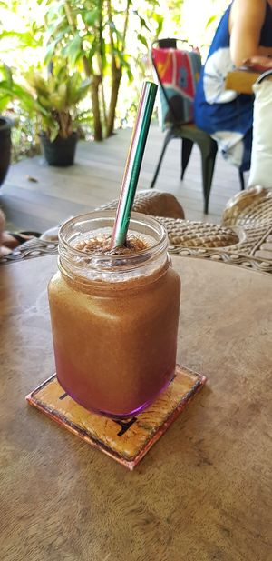 Chocolate Ironman Smoothie (soooo delicious!) at Smoothie Shop in Jimbaran
