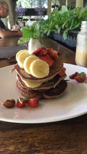 Buckwheat Pancakes  at Smoothie Shop in Jimbaran