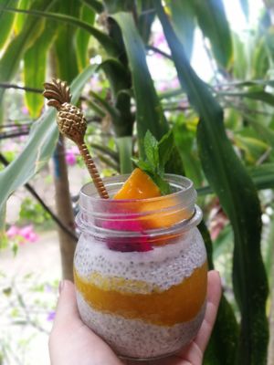 Chia Pudding vegan at Smoothie Shop in Jimbaran