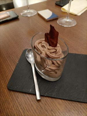 Mousse al cioccolato at Lord Bio in Macerata