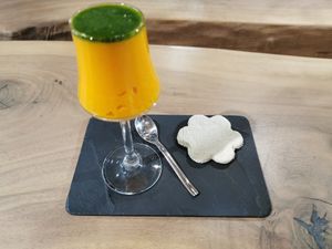 Mousse di carote at Lord Bio in Macerata