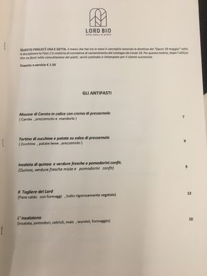   at Lord Bio in Macerata