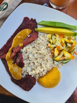 menu del dia at El Vegano Andante in Medellin