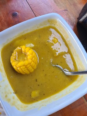 sopita at El Vegano Andante in Medellin