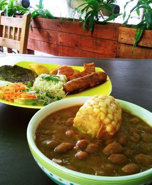 Bandeja Paisa 100%Vegana at El Vegano Andante in Medellin