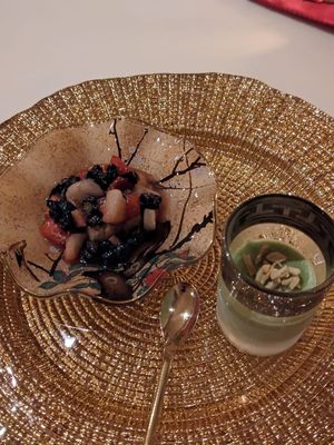 Dessert  at Tudore Tranquility in Tokyo