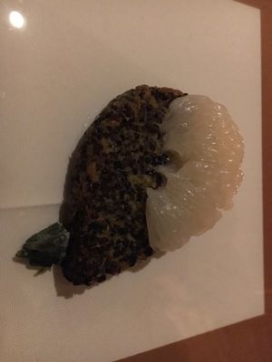 Quinoa and parmesan at Tudore Tranquility in Tokyo