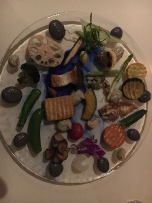 Salad at Tudore Tranquility in Tokyo