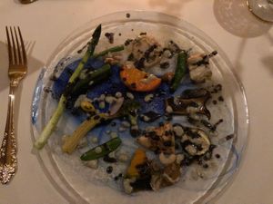 One of the main dishes at Tudore Tranquility in Tokyo