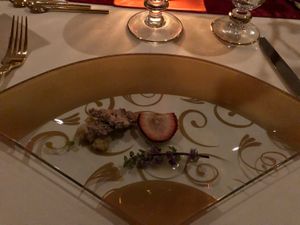 Dish at Tudore Tranquility in Tokyo