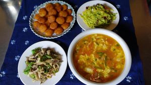 The Pear Blossom at Pear Orchard Temple in Shaxi Yunnan is a vegetarian friendly field-to-table restaurant housed in a restored 500 year-old nunnery. Pear Blossom is famous for Buddha's Hand pizza, local fried goat cheese, and exotic mushroom dishes. at Pear Blossom in Shaxi