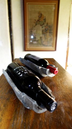 Find an exceptional international wine selection at the Pear Blossom, a vegetarian-friendly temple restaurant in Shaxi Yunnan China. at Pear Blossom in Shaxi