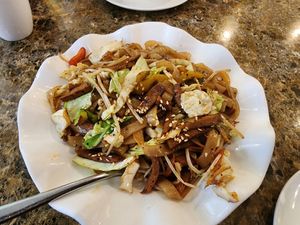 Beef noodles at Green Veggie 天然齋 in Hong Kong Island