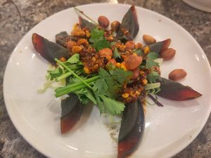 Spicy Eggs or no Eggs? at Green Veggie 天然齋 in Hong Kong Island