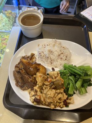 the meal for 48hkd  at Green Veggie 天然齋 in Hong Kong Island