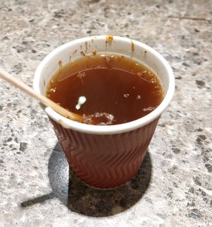 Lemon Tangerine Peel Drink 陳皮燉檸檬 at Green Veggie 天然齋 in Hong Kong Island