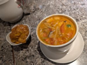 Tom yum at Green Veggie 天然齋 in Hong Kong Island