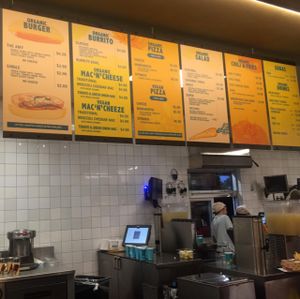 the menu at Amy's Drive Thru in Rohnert Park