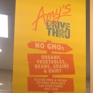 interesting marketing at Amy's Drive Thru in Rohnert Park