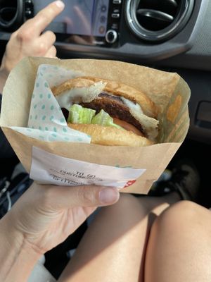 The “Amy” burger!  at Amy's Drive Thru in Rohnert Park