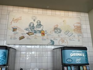 Cool timeline at Amy's Drive Thru in Rohnert Park