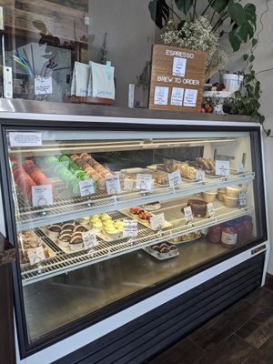 Display casedi at Passion Flour Patisserie in Salt Lake City