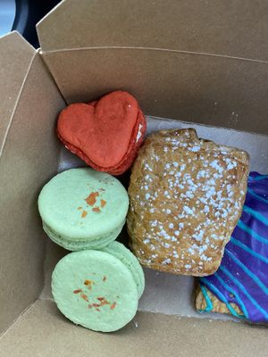 Best vegan French macaroons I’ve ever had. Every thing I’ve ever had from here was a 11/10. at Passion Flour Patisserie in Salt Lake City