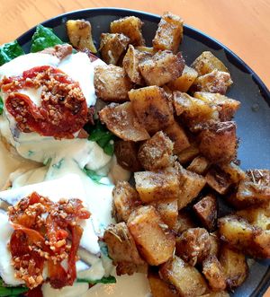 tofu bene at Passion Flour Patisserie in Salt Lake City
