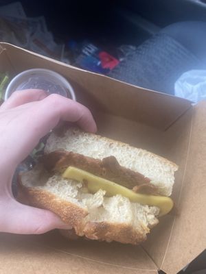 French Dip Sandwich  at Passion Flour Patisserie in Salt Lake City