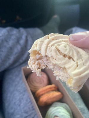 Caramel Macaron  at Passion Flour Patisserie in Salt Lake City