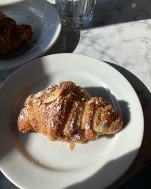 Almond croissant 😋  at Passion Flour Patisserie in Salt Lake City
