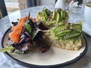 Delicious, lightest bread I’ve ever tasted.   at Passion Flour Patisserie in Salt Lake City