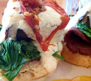 smoked bene at Passion Flour Patisserie in Salt Lake City