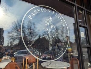 Store fromt at Passion Flour Patisserie in Salt Lake City
