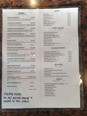 Menu December 2023 at Passion Flour Patisserie in Salt Lake City