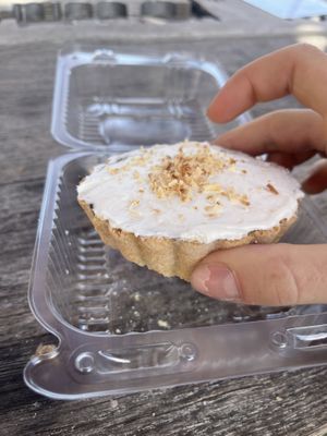 Banana pie   at Passion Flour Patisserie in Salt Lake City