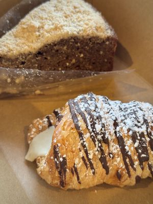 Espresso cake & St. Horn  at Passion Flour Patisserie in Salt Lake City