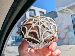 Chocolate "Hostess Cupcake" at Passion Flour Patisserie in Salt Lake City
