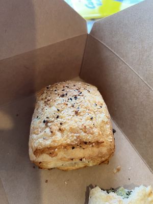 Breakfast croissant  at Passion Flour Patisserie in Salt Lake City