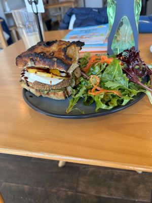 Caprese salad sandwich  at Passion Flour Patisserie in Salt Lake City