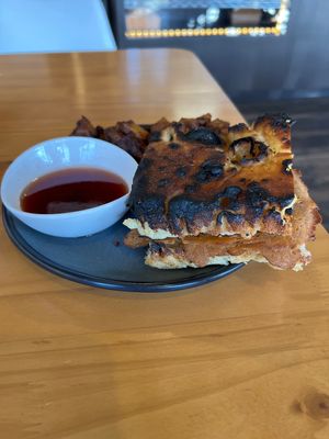 French dip sandwich  at Passion Flour Patisserie in Salt Lake City
