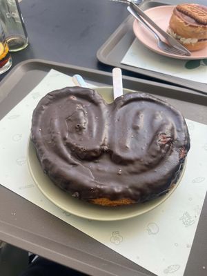 Chocolate Palmera  at La Cuchara Veggie in A Coruna