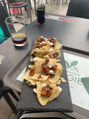 Nachos  at La Cuchara Veggie in A Coruna