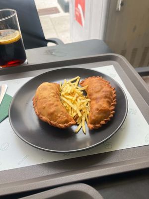 Empanadillas de Raxo  at La Cuchara Veggie in A Coruna