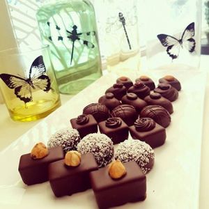 Vegan chocolates! at Novia Verde in Nijmegen